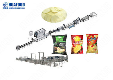 Материал производственной линии SUS304 картофельных чипсов высокой эффективности курчавый